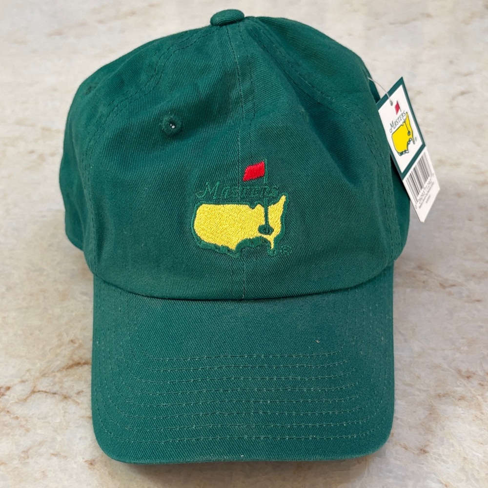 Masters Dark Green Cap with Yellow USA Embroidery and Red Flag